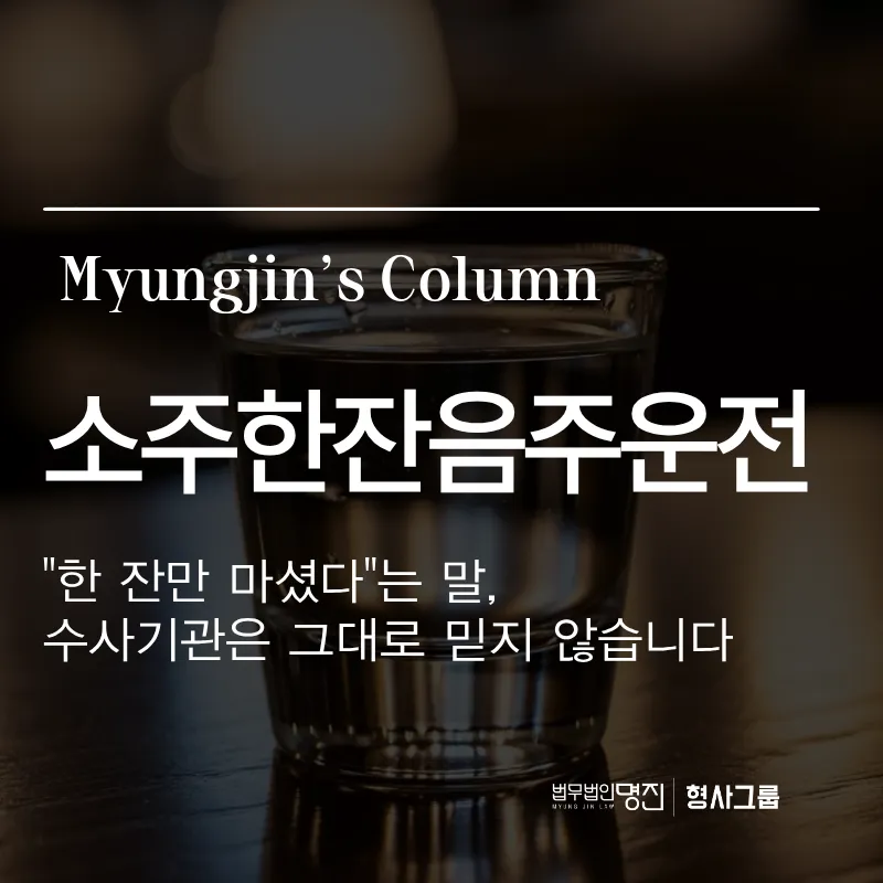 소주한잔음주운전 | 