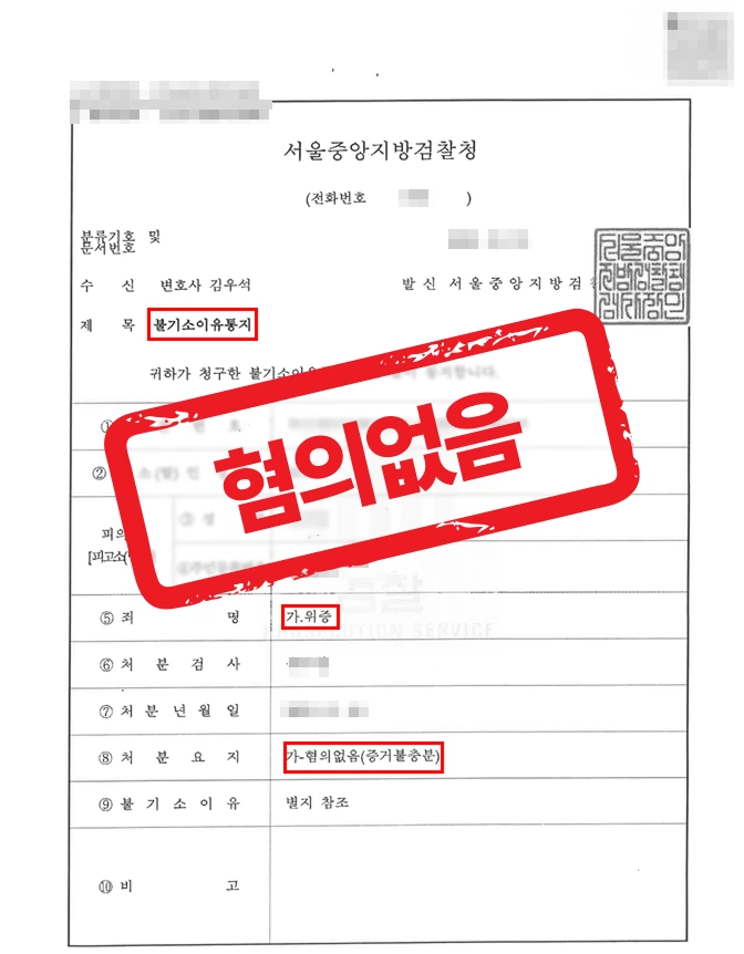위증 고소, 경찰 불송치·검찰 불기소까지 무혐의로 받아낸 사례