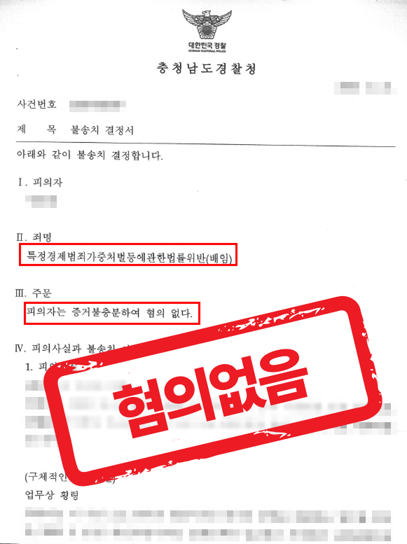 회사 대표이사가 업무상횡령 및 배임으로 고소당했으나 모두 불송치처분 받은 사례 — 형사 전문 변호사의 실전 변론